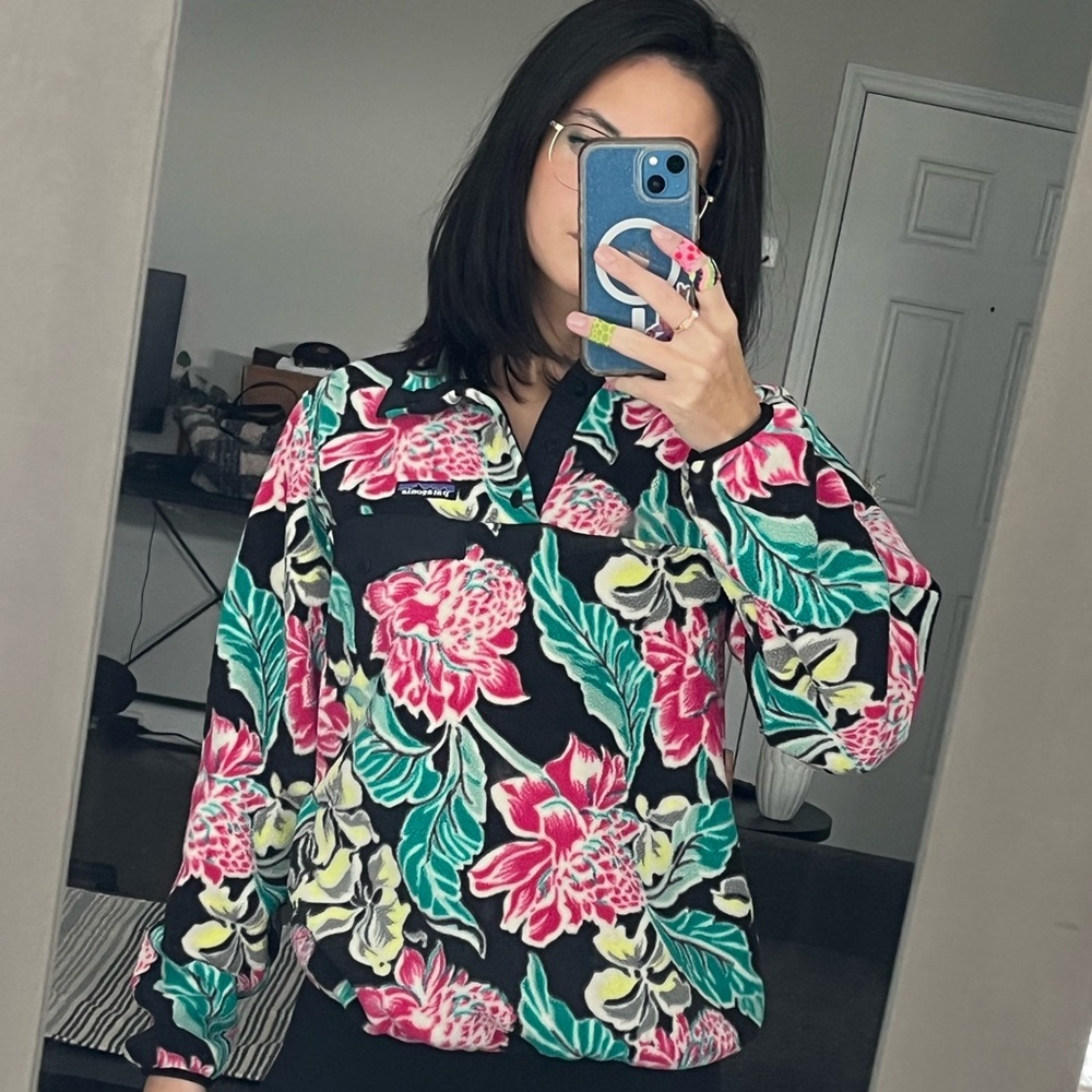 Floral Patagonia Sweater